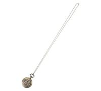 DIYEAH Vintage Pocket Watch Necklace Bronze Quartz Alloy Ancient Sailing Ship Design with Detachable Chain for Dad Grandpa Casual Looks Special Occasions