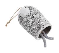 DIYEAH Vintage Resin Sheep Wind Chime Ornament with Creative Animal Design, Space-saving and Easy to Hang Outdoor Hanging Decoration for Balcony and Courtyard