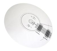 DIYEAH Vinyl Record Calibration Plate and 3mm Cartridge Alignment Protractor for Turntable Pickup Adjustment Anti-sliding Music Accessory for Record Players and Djs