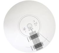 DIYEAH Vinyl Record Calibration Plate and Distance Gauge Protractor for Turntable Needle Alignment Anti-slip Surface, Precision Pickup Calibration Tool for Vinyl Enthusiasts and Djs