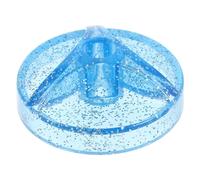 DIYEAH Vinyl Record Player Adapter Insert Quick Install and Vibration Reduction, Abs Material Turntable Spindle Adapter for Stable Playback in Entertainment Spaces and Coffee Shops, Blue