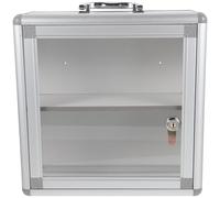 DIYEAH Visible Locking Medicine Storage Box Wall Hanging for Community Service and Outdoor Use Easy Access