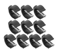 DIYEAH Walker Crutch Attachment Clips 10Pcs C-Shape Buckle Clamp Heavy-Duty Walking Stick Holder Replacement Parts Easy to Install Mobility Aid Accessories for Stability and Support