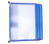 DIYEAH Wall Mount File Organizer: A4 Document Hanging Storage Holder With 10 Clear Pockets - Magazine Brochure Rack Stand For Office School Or Clinic