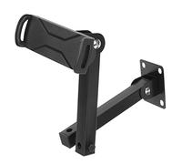 DIYEAH Wall Mounted Adjustable Phone Tablet Shelf Foldable Aluminium Alloy Bracket Sturdy Smartphone Storage Organizer for Home Office Use