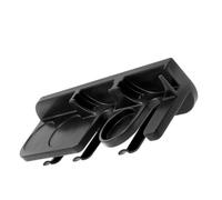 DIYEAH Wall Mounted Espresso Organizer Rack for Portafilter and Tamper | ABS Black Finish, Quick Access Layout, Includes Cloth and Handle, for Office or Coffee Shop Counter