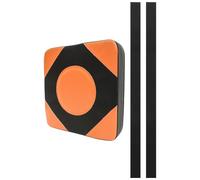 DIYEAH Wall Mounted Punching Pad PU Leather Square Strike Mat for Indoor Boxing Workout and Martial Arts Training with Adhesive Backing