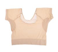 DIYEAH Washable Thin Beige Armpit Sweat Guard Vest for Women with Sweat-absorbing Pads, Lightweight Underarm Sweat Shield Suitable for Daily Wear and Sports