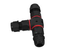DIYEAH Waterproof 3-way Cable Connector Outdoor Electrical Wire Splice Joint Water-resistant Sleeve for Underground and Landscape Power Extension