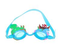 DIYEAH Waterproof Swimming Goggles Swim with Octopus Design Lake Blue, Comfortable Fit Swimming Gear for Boys
