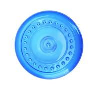 DIYEAH Wear-resist Bite-resistant Dog Throwing Disc for Puppies and Large Dogs Chewing Fly Disc in Blue Medium for Outdoor Training and Interactive Play