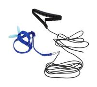 DIYEAH Wear-resistant Parrot Harness with Elastic Adjustable Leash for Outdoor Training and Safety Portable Flight Strap for Cockatiels Conures and Parrots