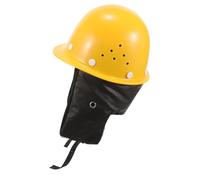 DIYEAH Winter Hard Hat Plush Insert with Thickened Cotton Lining Windproof Protective Helmet Insert for Construction Safety Breathable Warm Earmuff Liner for Cold Weather
