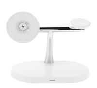 DIYEAH Wireless Charging Station: 15w Magnetic Wireless Charging Station - Desktop 3-In-1 Charger Hub For Phone Headphones Watch