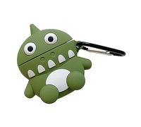 DIYEAH Wireless Earphone Box Silicone Dinosaur Case for Portable Headphone Cover with Cute Teeth Design Easy to Clean Durable Protection Fit for Earbuds
