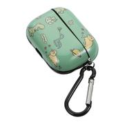 DIYEAH Wireless Earphone Case for Green Dinosaur Shell Soft Protective Cover with Shockproof Scratch Durable Design Compatible with Pro Earbuds Cute and Multifunctional Accessory