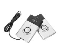 DIYEAH Wireless Intercom Doorbell for Home with, Portable and Easy Installation, Plastic Material, Silver Colour, Suitable for Bedrooms and Home Use, Model H6 with 4 X