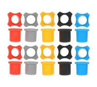 DIYEAH Wireless Microphone for Rubber Anti-rolling Rings 10 Sets Four-corner Protection Set with Anti-drop and Anti-lost Features and Stage Performances Conference Rooms