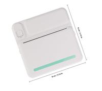 DIYEAH Wireless Mini Pocket Label Printer for Students Multipurpose Wrong Question Printer with Inkless Thermal Printing Compact Portable for Text Photos Barcodes Blue Paper