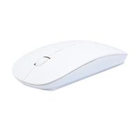 DIYEAH Wireless Mouse for Tablets Battery Operated Design Ergonomic White Mouse with USB Nano Receiver Compatible with Windows Xp to Win