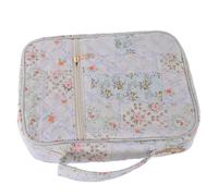 DIYEAH Women’s Bible Storage Bag with Handle, Plaid Scripture Carrying Case, Protective Religious Book Holder for Prayer and Church Use, Lightweight Organizer for Bible Journal and Sacred