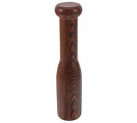 DIYEAH Wood Hand Grinder Crusher with Comfortable Grip for Crushing Vegetables and Garlic in Kitchen, Brown Wooden Masher Tool for Daily Home Cooking