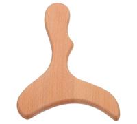 DIYEAH Wooden Facial and Body Massage Scraping Plate Fish-Shaped Portable Gua Sha Tool for Meridian Dredging and Back Relaxation in Household Wellness
