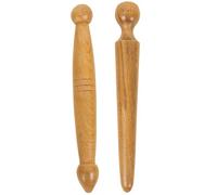 DIYEAH Wooden Foot Massage Sticks 2Pcs Solid Wood Manual Trigger Point Therapy Tools for Muscle Relief and Home Relaxation