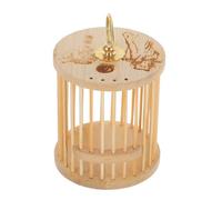 DIYEAH Wooden Grasshopper Cage for Reptiles and Crickets with Ample Space and Versatile Use Portable Insect Habitat Feeder Suitable for Wild Breeding and Transportation