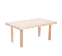 DIYEAH Wooden Hamster Cage Accessory Second Floor Platform for Hamster and Small Pets Beige Ladder Standing Board Designed for Developing Skills and Exercise