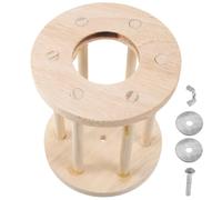 DIYEAH Wooden Hamster Grass Rack with Cage Mount Feeder Container for Small Pets Bunny Rabbit Hay Feeder Holder Accessory for Cage Feeding