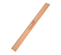 DIYEAH Wooden Measuring Ruler for Sewing and Crafting Dual Scale Tool for Tailoring and Fabric Cutting Elegant Smooth and Compact Design for Classroom and Workshop Use