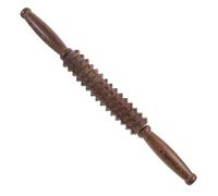 DIYEAH Wooden Muscle Massage Roller Tool for Back and Shoulders, Multipurpose Manual Massager to Blood Flow, Portable Design Suitable for Office and Home Use