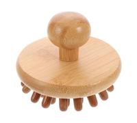 DIYEAH Wooden Mushroom Back Massager Handheld Body Sculpting Tool Manual Scalp Massager for Neck and Shoulder Relaxation Self Massage Therapy