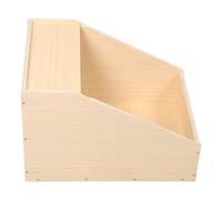 DIYEAH Wooden Rabbit Den Box for Small Pets with Openable Top and Side Observation Window, 17.5x13x11.6 Inch Breeding Shelter Suitable for Rabbits and Guinea Pigs in Spring