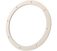 DIYEAH Wooden Wreath Making Board, Wreath Board Ring Frame, 12 Inch Wooden Floral Ring, Khaki, for Wedding Scenes, Christmas Holiday Decor, Wall Hanging Craft