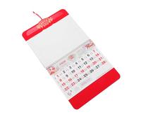 DIYEAH Year Horse Chinese Lunar Wall Calendar Paper Hanging Monthly Planner Fu Plaque Traditional Lunar Year Schedule Organizer for Fortune and Prosperity