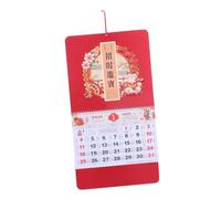 DIYEAH Year Horse Wall Calendar Hanging Scroll Chinese Auspicious Zodiac Home Office Decoration Lunar Year Symbol of Luck and Prosperity