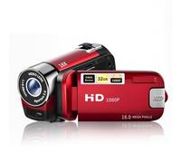 Diyeeni 1080P Digital Camera for Photography, 16MP Vlogging Camera 16X Digital Zoom Digital Camera with 2.4in 360° Flip Screen, Compact Travel Camera for Teens Adult Beginner Kids (Red)