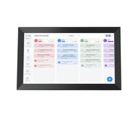 Diyeeni 15.6in Digital Calendar Touchscreen Family Planner Smart Wall Calendar with WiFi APP Control for Home Office Kitchen Organization (UK Plug)