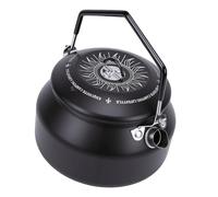 Diyeeni 1L Stainless Steel Camping Kettle, Open Fire Boiling Water Pot