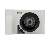 Diyeeni 2.5 Digital Camera for Photography, Autofocus Vlogging Camera for YouTube with Selfie Lens, Compact Travel Video Camera with Flash, 16X Zoom, Anti Shake (White)