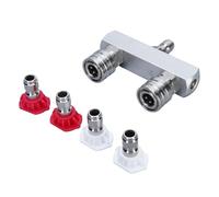 Diyeeni 2 in 1 Pressure Washer Tip, Stainless Steel Double Row