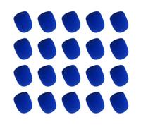 Diyeeni 20 Pack Microphone Foam Cover, Noise Reduction Mic Windscreen | Mic Pop Filter for Lavalier, Sponge Windproof Protector, Replacement Cover, Compact Fit for Standard Lav Mics