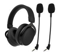 Diyeeni 2Pcs Microphone Replacement for Kingston HyperXCloud Mix Headphone, Gold Plated 3.5mm Plug - Noise Cancelling Detachable Mic Attachment