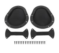 Diyeeni 2pcs Speaker Carry Handle Heavy Duty ABS Speaker Cabinet Grip with Semi Cylindrical Design for Stage PA System Toolbox