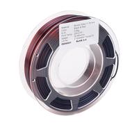 Diyeeni 3D Printer PLA Filament 1.75mm Spool Bundle 200g Silk Black Red Dual Color, 2-in-1 Printing Consumable with Screw Extrusion Technology, Minimal Warping Odorless Filament for
