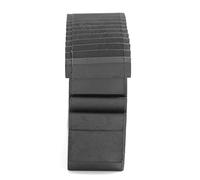 Diyeeni Aluminum Ladder Rubber Feet Replacement, 1 Pair of 2Pcs, Black, 60 x 23mm, Anti-Slip, Safe &