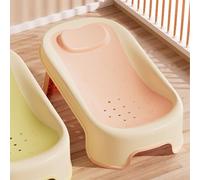 Diyeeni Baby Bath Lying Support Slipless Sitting and Lying Universal Shower Net Soft Quick Dry for Newborn Baby Hassle- Bathtime (Pink)