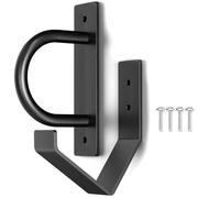 Diyeeni Battle Rope Wall Mount Rack, Steel Rope Organizer with Wear Proof | Metal Rope Organizer Hook, Fitness Rope Wall Mount Bracket for Home Gym, Indoor Exercise Rope Hanger, Wall Anchor Set for Rin